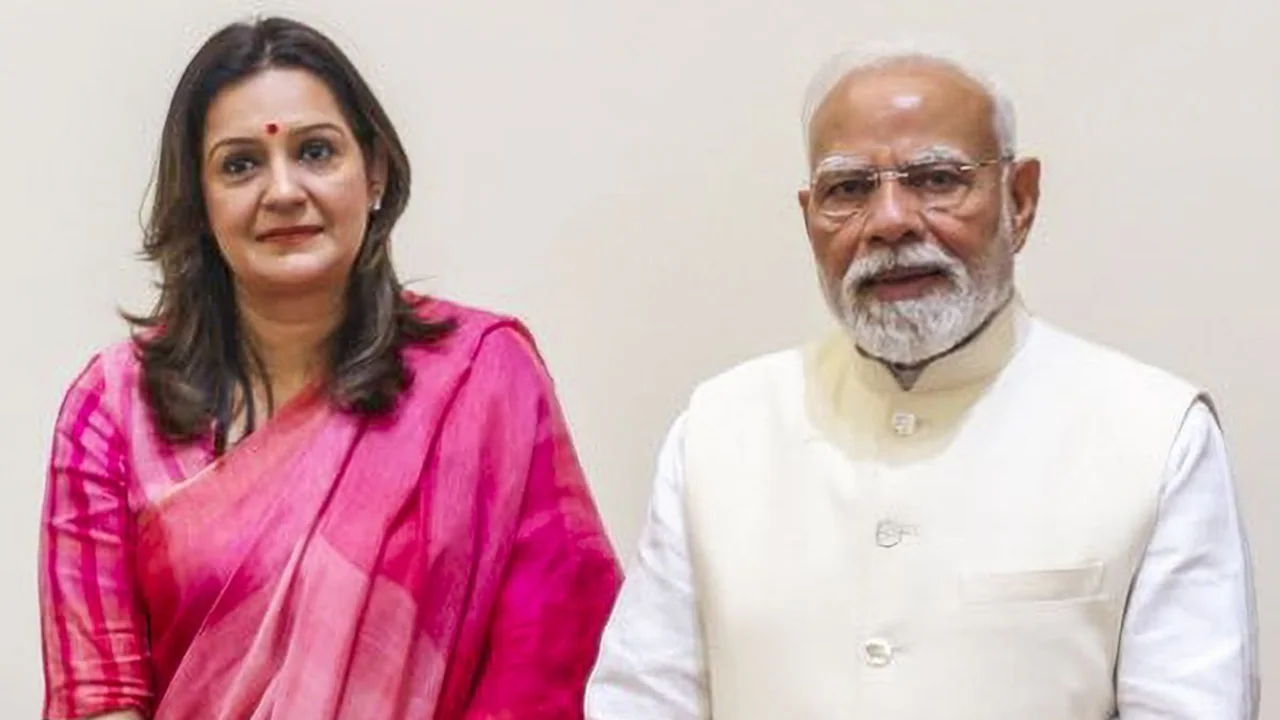 Priyanka Chaturvedi meets PM Modi, signals future political direction