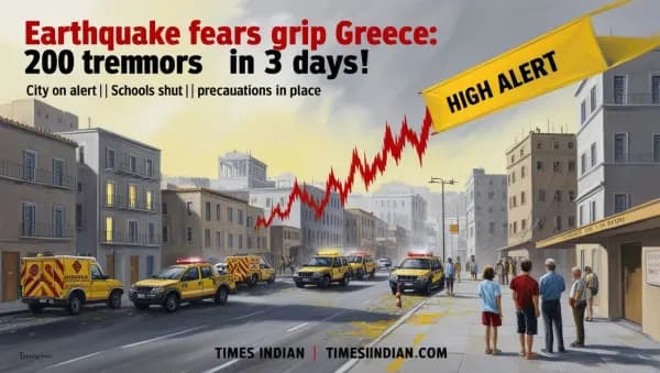 200 Earthquakes in 3 Days! European Country on High Alert, Schools Shut Amid Fears of a Major Quake