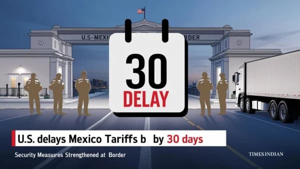Trump Delays Mexico Tariffs for 30 Days: 10,000 Soldiers to Tackle Drug Supply at Border