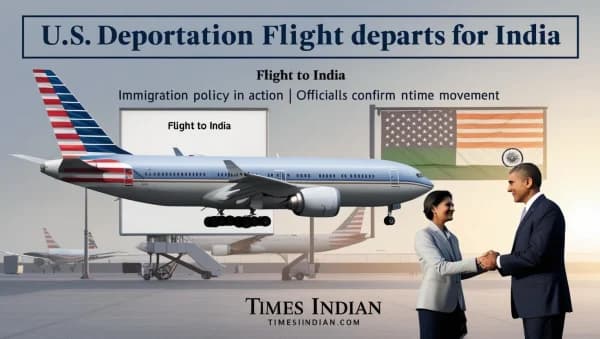 Trump started deporting illegal immigrants: Aircraft left from America, will reach India today