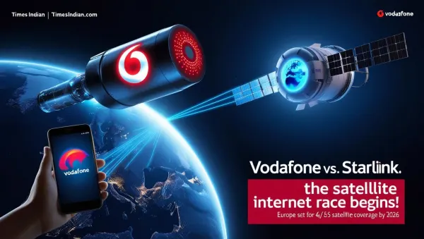 Vodafone Challenges Starlink: Launching Satellite Network for Europe