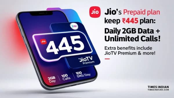 Jio has launched a new prepaid plan of Rs 445, getting plenty of data with unlimited calling