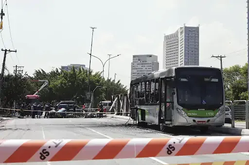 Plane collides with bus during emergency landing in Brazil: 2 dead, 6 injured; Plane carrying 10 people disappears in Alaska