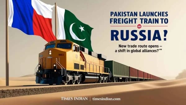 Pakistan’s Railway to Russia: Freight Train Ready, Will Putin Move Away from India?
