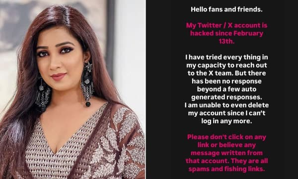 Shreya Ghoshal’s Social Media Hacked! Singer Expresses Anguish & Issues Warning to Fans