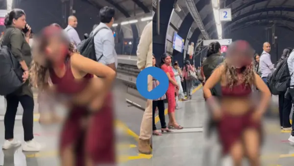 Viral Video: Girls Create Obscene Scenes in Delhi Metro – Public Outraged!