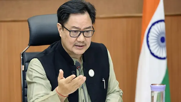 Waqf Bill Debate Intensifies as Rijiju Recalls 2013 Parliament Land Controversy