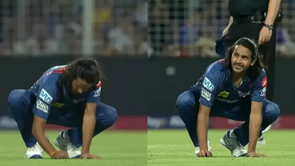 Digvesh Rathi's Bold Celebration After Dismissing Idol Narine—Risking Ban in IPL 2025?