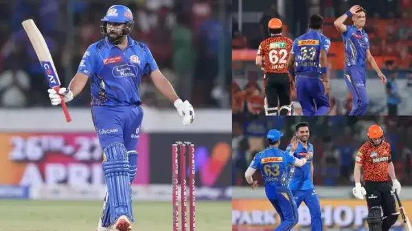 SRH vs MI: Rohit’s Blazing Fifty, Bolt-Chahar Shine as Mumbai Crush Hyderabad to Enter Top-4