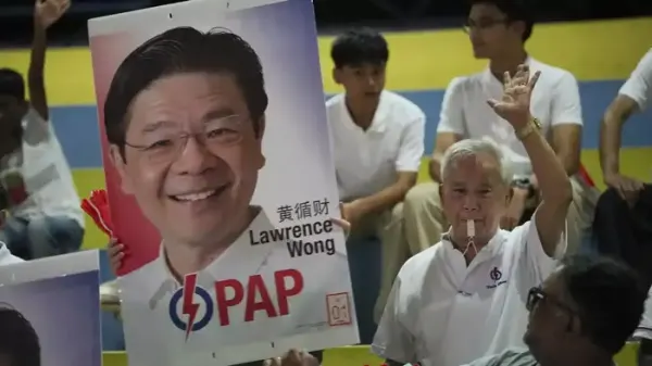 ingapore Elections: PM Lawrence Wong’s PAP Wins 87 of 97 Seats in One-Sided Victory
