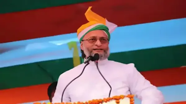 Tricolour turban, bold words: Owaisi slams Pakistan, shocks even BJP with tone