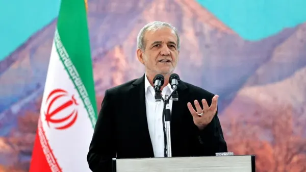 Iran warns of strong retaliation against any attack, President Pezeshkian says