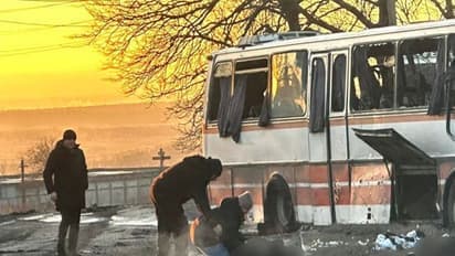 Russian drone strike hits Ukrainian energy workers’ bus, 15 killed