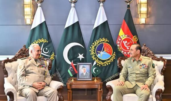 Pakistan Army Chief holds talks with Libyan PM amid reported defence deal