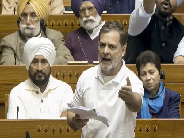 Lok Sabha uproar as Rahul Gandhi raises China issue, Rijiju objects